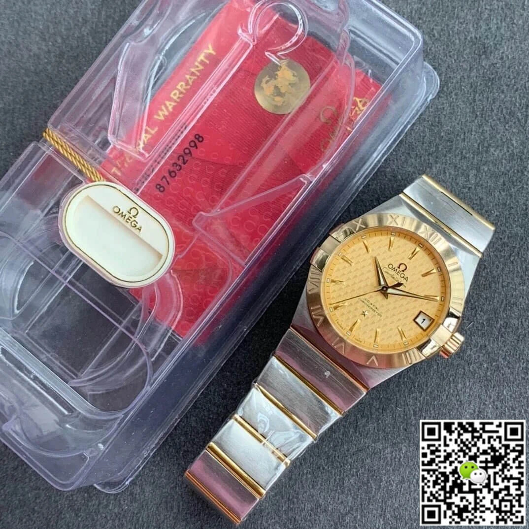 Omega Constellation 123.20.38.21.08.002 VS Factory 1:1 Best Edition Replica Watch Silver Strap